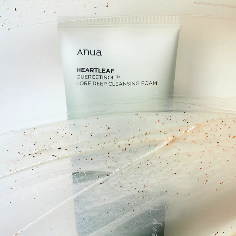 Anua Heartleaf Quercetinol Pore Deep Cleansing Foam - giliai poras valantis veido prausiklis