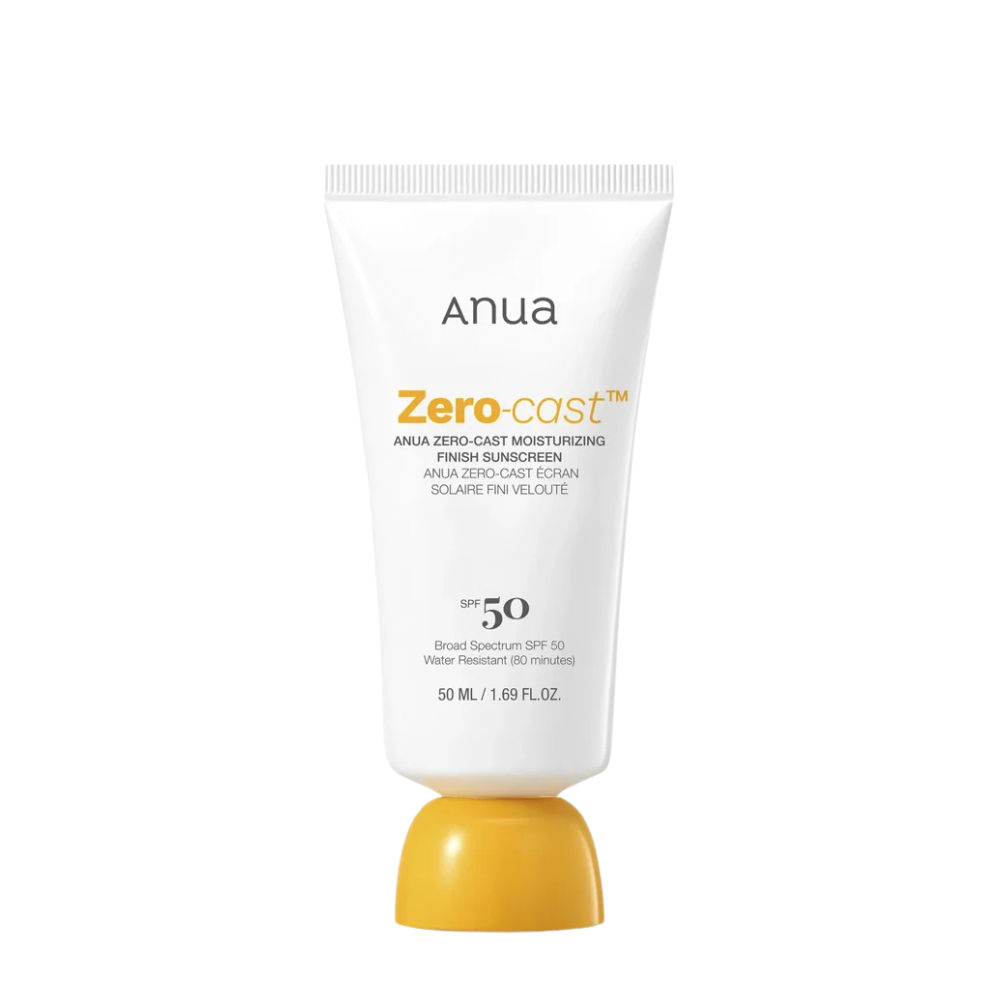 Anua Zero-Cast Moisturizing Finish Sunscreen SPF50 - drėkinamasis apsauginis kremas nuo saulės