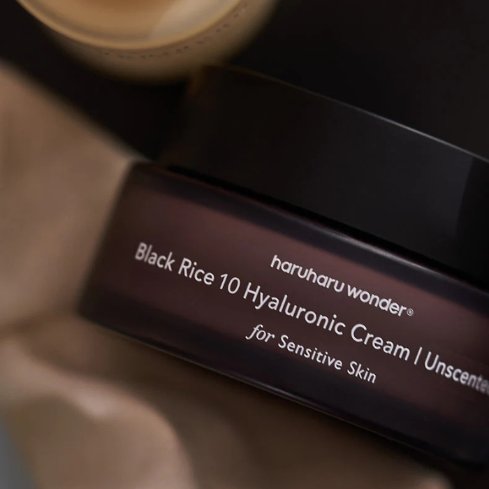 Haruharu Wonder Black Rice 10 Hyaluronic Cream Unscented - drėkinamasis veido kremas
