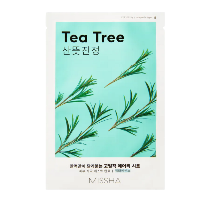 MISSHA Airy Fit Sheet Mask Tea Tree - lakštinė veido kaukė