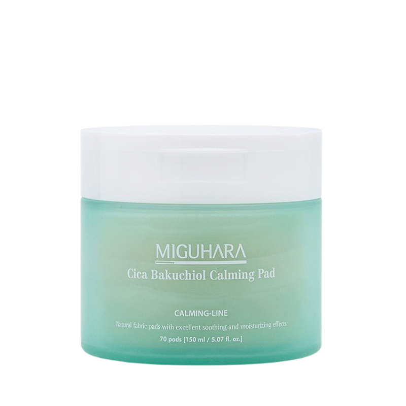 Miguhara Cica Bakuchiol Calming Pad - raminantys esencijos padeliai