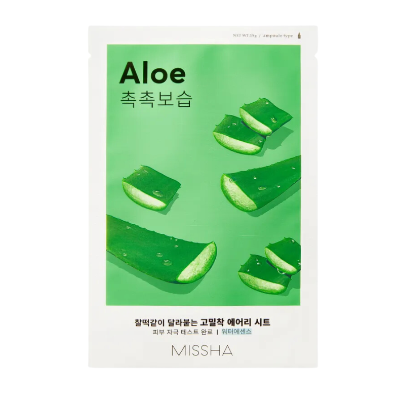 Missha Airy Fit Sheet Mask Aloe - lakštinė veido kaukė