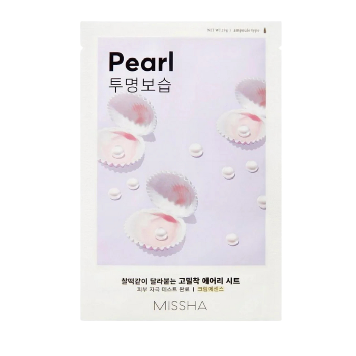 Missha Airy Fit Sheet Mask Pearl - lakštinė veido kaukė