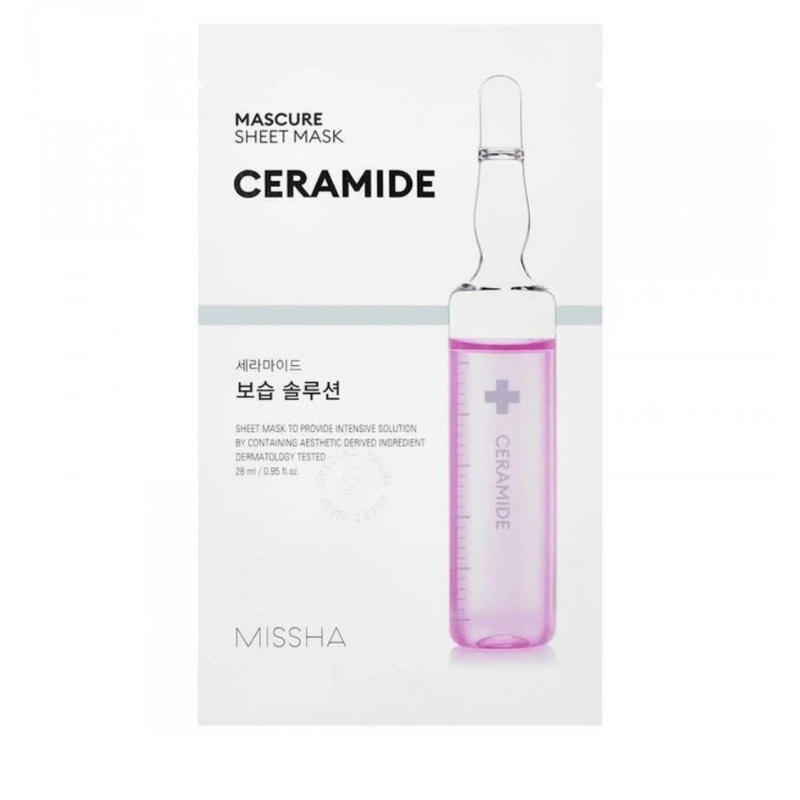 Missha Mascure Moisture Barrier Solution Sheet Mask - lakštinė veido kaukė