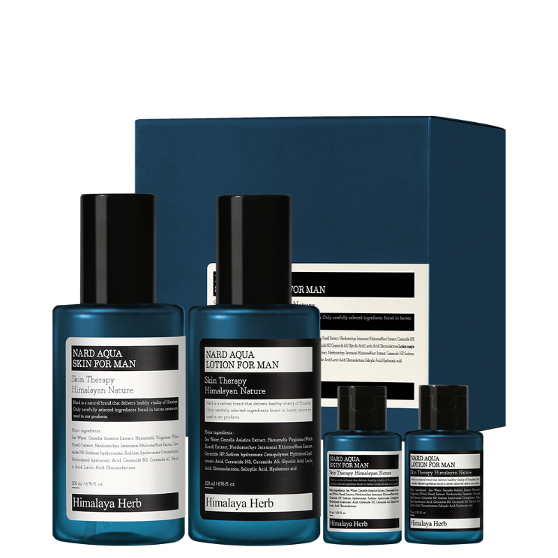 NARD Aqua Skin & Lotion Set For Man - odos priežiūros rinkinys vyrams