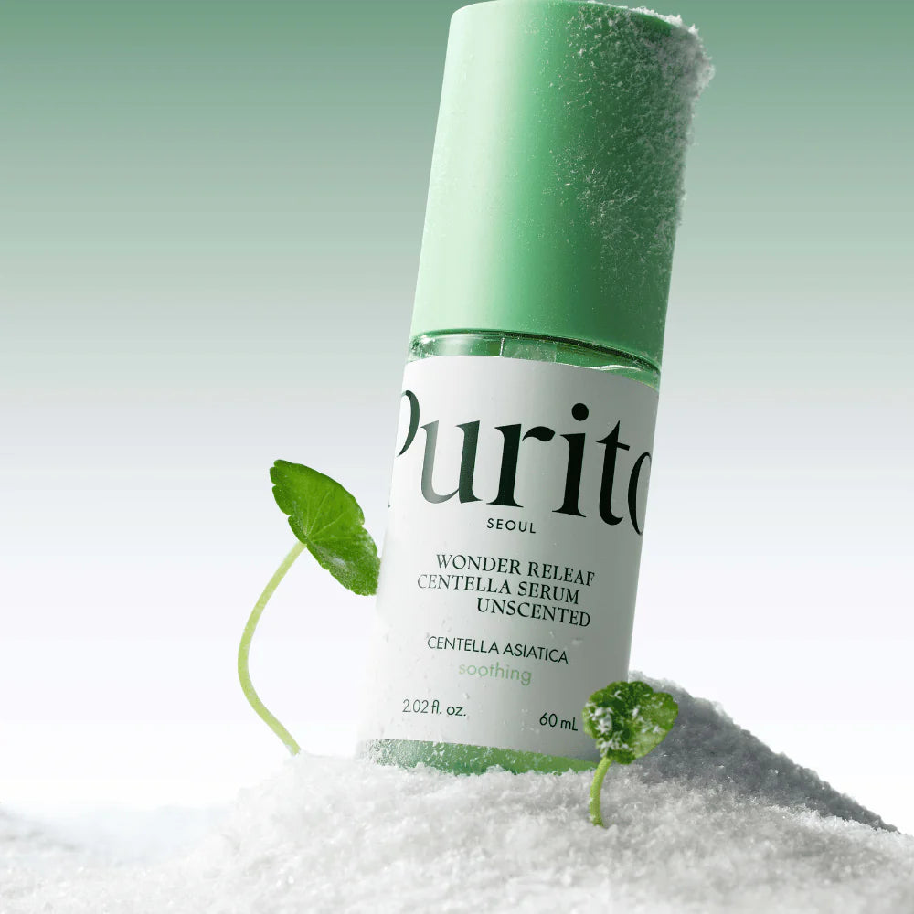 Purito Seoul Wonder Releaf Centella Serum Unscented - veido serumas su centele