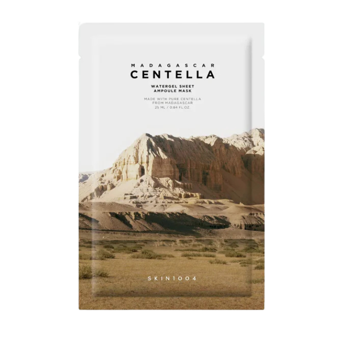 SKIN1004 Madagascar Centella Watergel Sheet Ampoule Mask - raminamoji veido kaukė