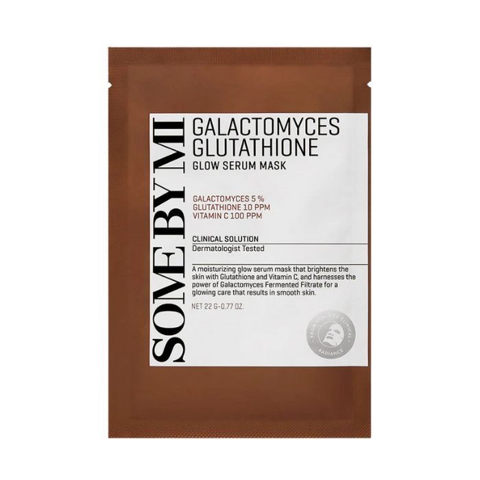 Some By Mi Galactomyces Glutathione Glow Serum Mask - skaistinamoji veido kaukė