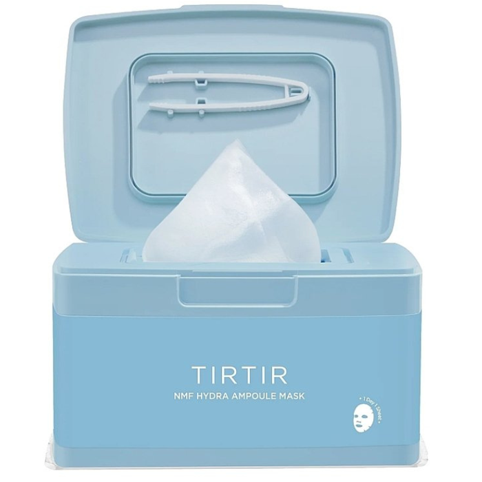 TIRTIR Ampoule Mask Blue NMF Hydra - drėkinamosios lakštinės veido kaukės