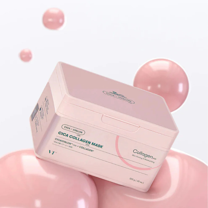 VT Cosmetics Cica Collagen Mask - stangrinamosios lakštinės veido kaukės