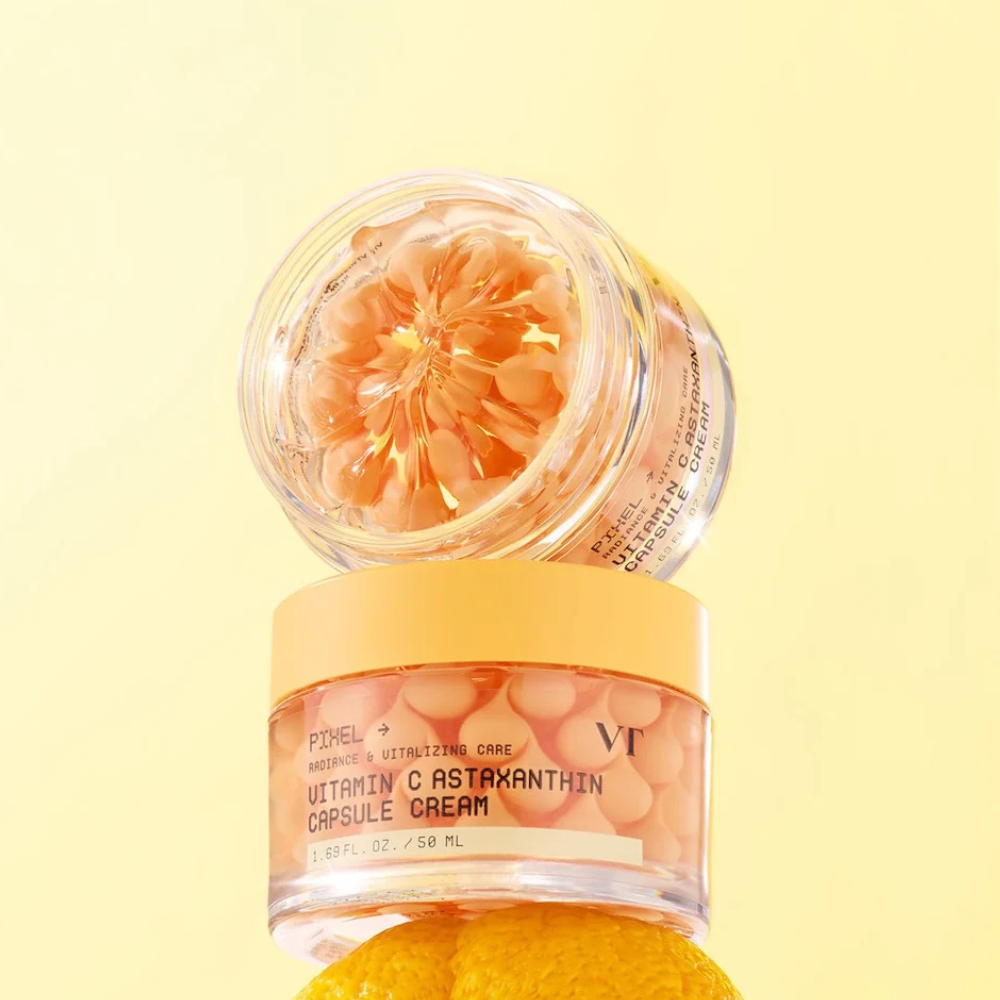 VT Cosmetics Vitamin C Astaxanthin Capsule Cream - skaistinamasis veido kremas
