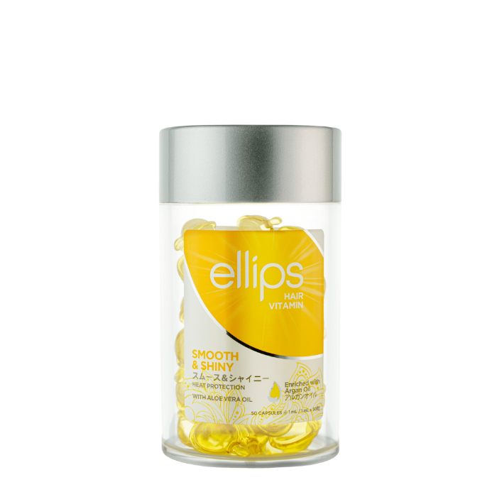 ellips Yellow Hair Vitamin Smooth & Shiny Hair Treatment - tepami vitaminai plaukams