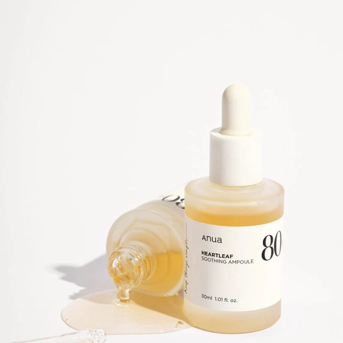 Anua Heartleaf 80% Soothing Ampoule - raminamoji veido ampulė