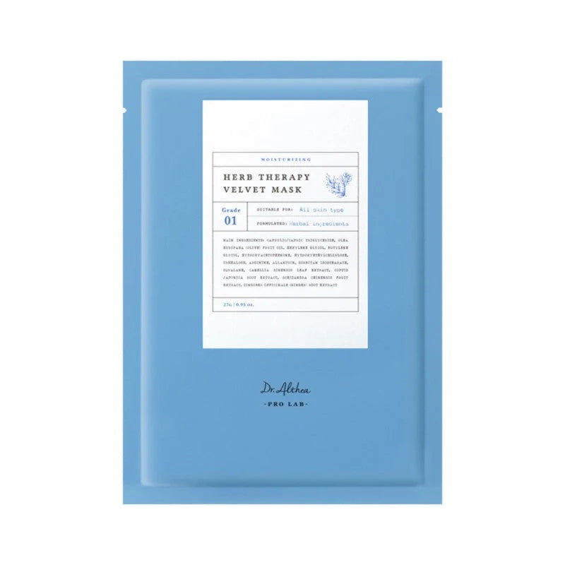 Dr. Althea Herb Therapy Velvet Mask - lakštinė veido kaukė