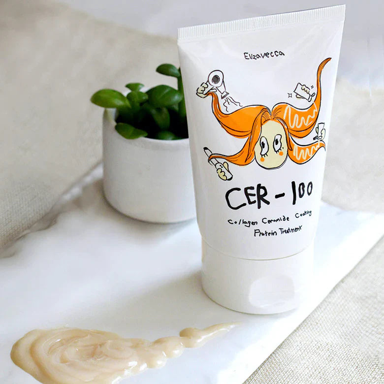 Elizavecca Collagen Ceramide Coating Protein Treatment - plaukų kaukė su keramidais 