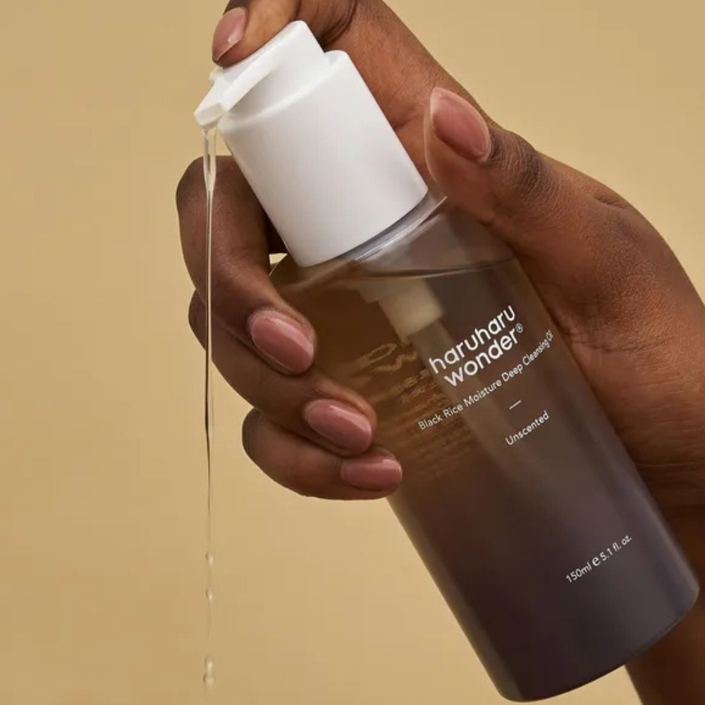 Haruharu Wonder Black Rice Moisture Deep Cleansing Oil - aliejinis veido prausiklis