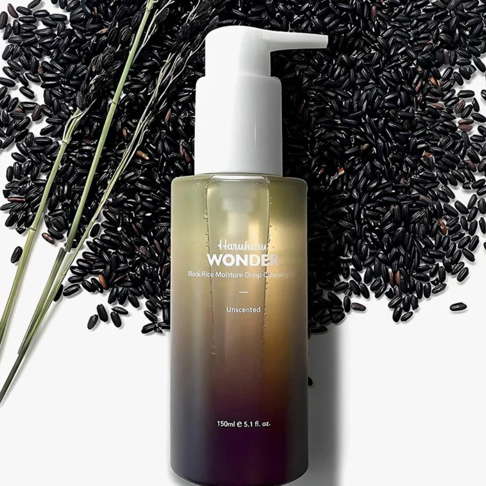 Haruharu Wonder Black Rice Moisture Deep Cleansing Oil - aliejinis veido prausiklis