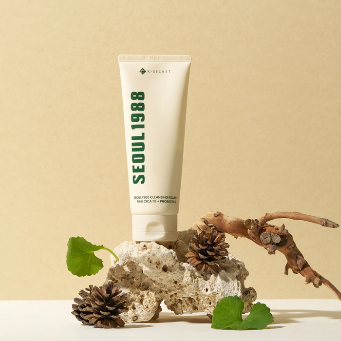 KSECRET SEOUL 1988 Cleansing Foam : Pine Cica 1% + Probiotics - valomosios veido putos
