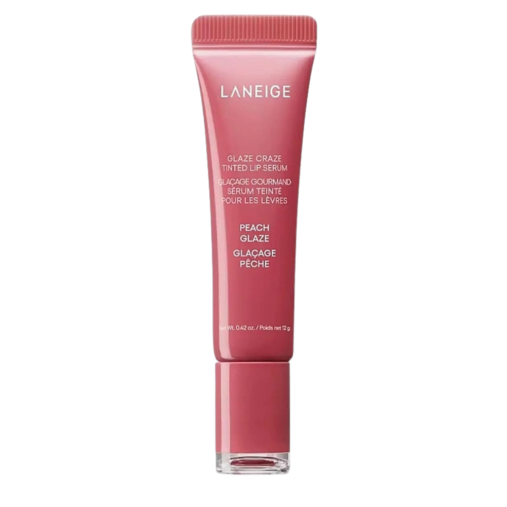 LANEIGE Glaze Craze Tinted Lip Serum Peach Glaze - lūpų balzamas su atspalviu