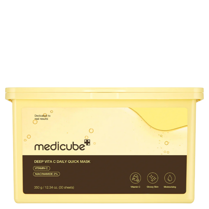 Medicube Deep Vita C Daily Quick - lakštinių veido kaukių rinkinys