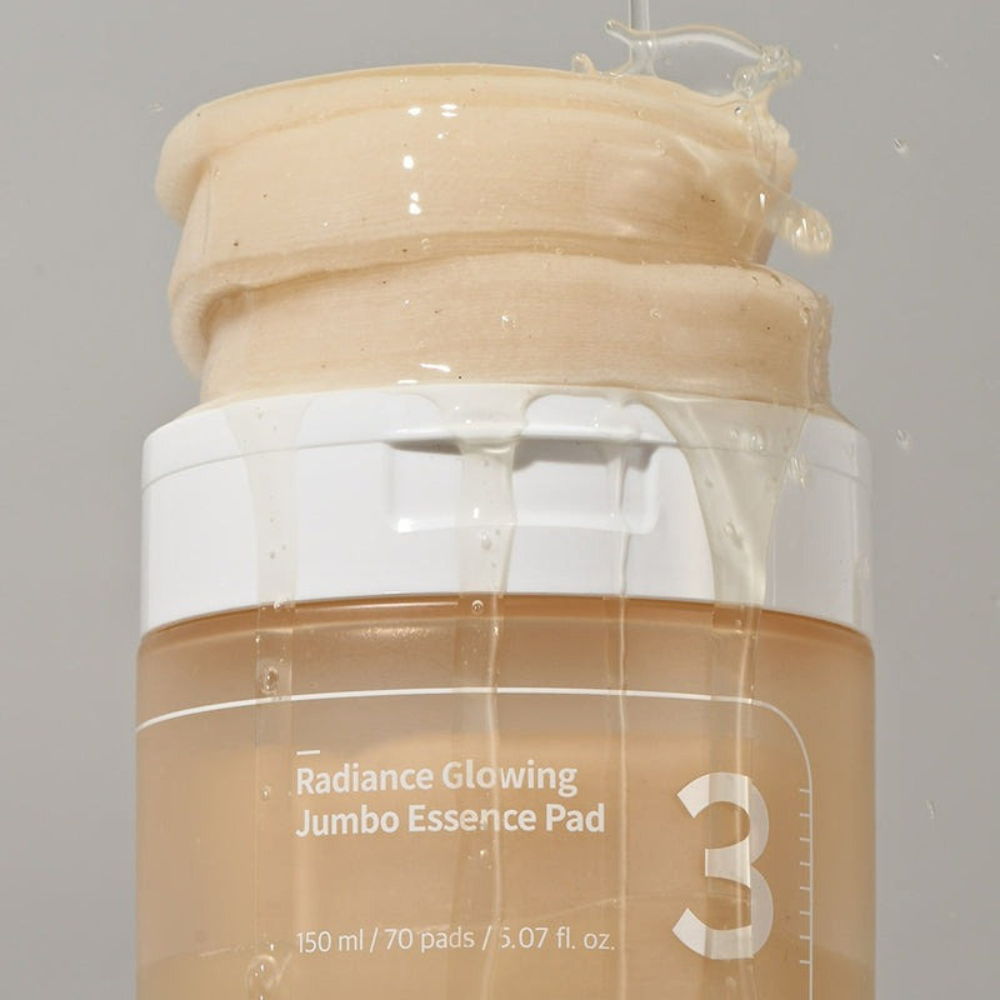 Numbuzin No.3 Radiance Glowing Jumbo Essence Pad - skaistinamieji veido padeliai
