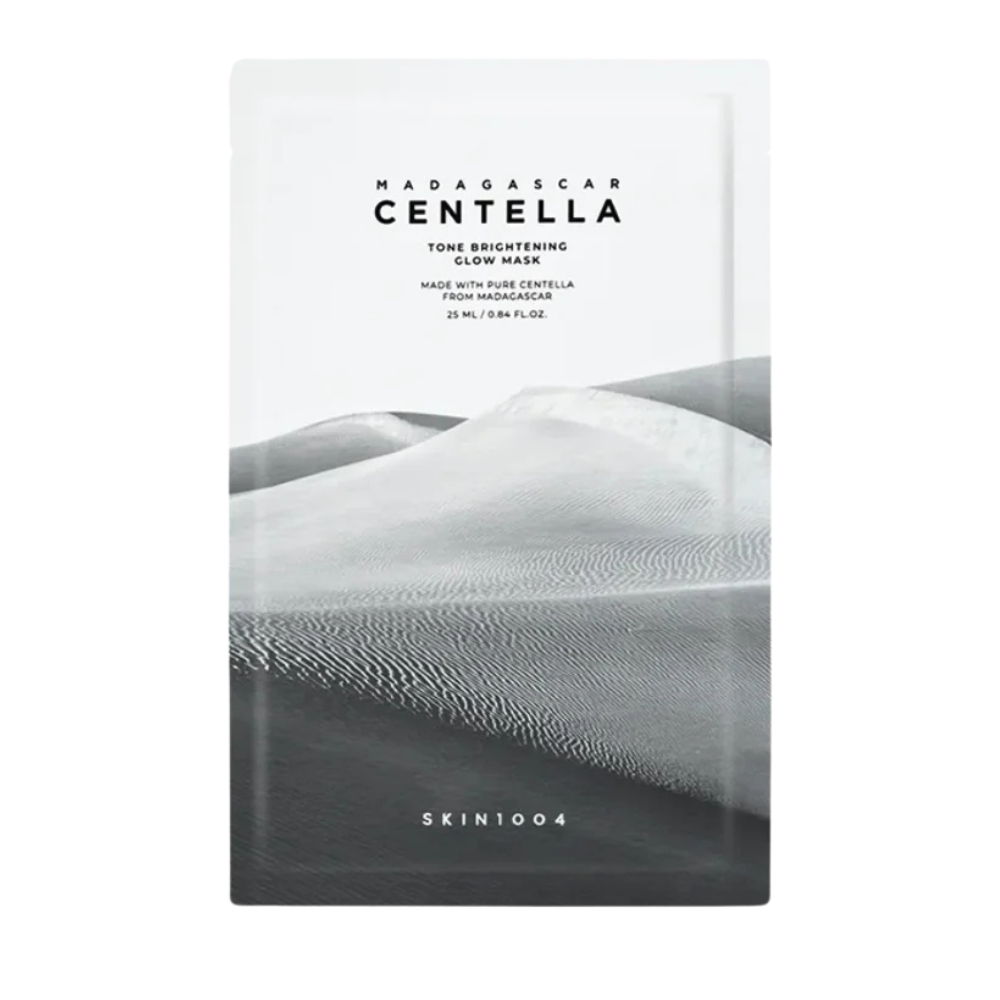 SKIN1004 Madagascar Centella Tone Brightening Glow Mask - skaistinamoji veido kaukė