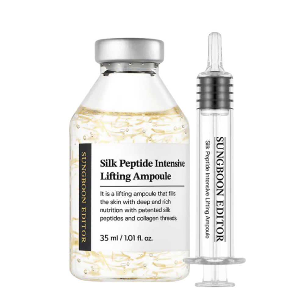SUNGBOON EDITOR Silk Peptide Intensive Lifting Ampoule - stangrinamoji veido ampulė
